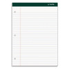 Double Docket Ruled Pads, Wide/legal Rule, 8.5 X 11.75, White, 100 Sheets, 6/pack