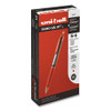 Signo Retractable Gel Pen, 0.7mm, Red Ink, Red/metallic Barrel, Dozen