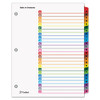 Onestep Printable Table Of Contents And Dividers, 26-tab, A To Z, 11 X 8.5, White, 1 Set - DCRD60218