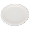 Champware Heavyweight Bagasse Dinnerware, Plate, 10", White, 500/carton
