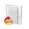 Poly String & Button Interoffice Envelopes, String & Button Closure, 9.75 X 11.63, Clear, 5/pack