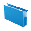 Surehook Reinforced Extra-capacity Hanging Box File, Legal Size, 1/5-cut Tab, Blue, 25/box - DPFX59303