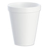 Foam Drink Cups, 10oz, White, 25/bag, 40 Bags/carton