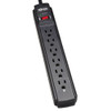 Protect It! Surge Protector, 6 Outlets, 6 Ft. Cord, 790 Joules, Black