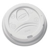 Sip-through Dome Hot Drink Lids For 10 Oz Cups, White, 100/pack