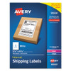 White Shipping Labels-bulk Packs, Inkjet/laser Printers, 5.5 X 8.5, White, 2/sheet, 250 Sheets/box