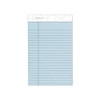 Prism + Writing Pads, Narrow Rule, 5 X 8, Pastel Blue, 50 Sheets, 12/pack