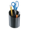 Recycled Big Pencil Cup, Plastic, 4 1/4 Dia. X 5 3/4, Black