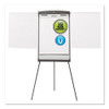 Magnetic Dry Erase Easel, 27 X 35, White Surface, Graphite Frame