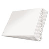 Paper Insertable Dividers, 8-tab, 11 X 17, White, 1 Set