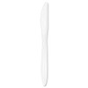Style Setter Mediumweight Plastic Knives, White, 1000/carton