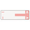 Alphaz Color-coded First Letter Combo Alpha Labels, I/v, 1.16 X 3.63, Pink/white, 5/sheet, 20 Sheets/pack