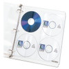 Deluxe Cd Ring Binder Storage Pages, Standard, Stores 8 Cds, 5/pack