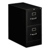 310 Series Two-drawer Full-suspension File, Letter, 15w X 26.5d X 29h, Black