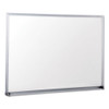 Dry-erase Board, Melamine, 24 X 18, Satin-finished Aluminum Frame