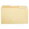 Double-ply Top Tab Manila File Folders, 1/3-cut Tabs, Legal Size, 100/box