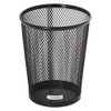 Nestable Jumbo Wire Mesh Pencil Cup, 4 3/8 Dia. X 5 2/5, Black