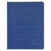 Pressboard Report Cover, Prong Clip, Letter, 3" Capacity, Dark Blue - DUNV80573