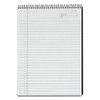 Docket Diamond Top-wire Planning Pad, Wide/legal Rule, Black, 8.5 X 11.75, 60 Sheets