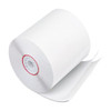 Impact Printing Carbonless Paper Rolls, 3" X 90 Ft, White/white, 50/carton