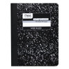 Composition Book, Wide/legal Rule, Black Cover, 9.75 X 7.5, 100 Sheets - DMEA09910