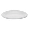 Unlaminated Foam Dinnerware, Plate, 6" Diameter, White, 1,000/carton