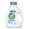 Ultra Free Clear Liquid Detergent, Unscented, 36 Oz Bottle, 6/carton