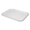 Supermarket Tray, #1216, 1-compartment, 16.25 X 12.63 X 0.63, White, 100/carton