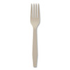 Earthchoice Psm Cutlery, Heavyweight, Fork, 6.88", Tan, 1,000/carton