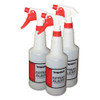 Spray Alert System, 32 Oz, Natural With Red/white Sprayer, 3/pack, 24 Packs/carton