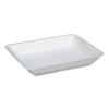 Supermarket Trays, #4d, 1-compartment, 8.63 X 6.56 X 1.27. White, 400/carton