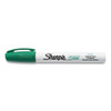 Permanent Paint Marker, Medium Bullet Tip, Green, 12/pack