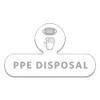 Medical Decal, Ppe Disposal, 9.5 X 5.6, White