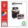 Remanufactured Black/tricolor Ink, Replacement For Hp 62 (n9h64fn), B-200; Tri Color-165 Page-yield