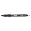 S-gel Retractable Gel Pen, Medium 0.7 Mm, Green Ink, Green Barrel, Dozen