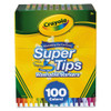 Super Tips Washable Markers, Broad/fine Bullet Tip, Assorted Colors, 100/set