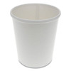 Paper Round Food Container, 32 Oz, 5.13" Diameter X 4.5"h, White, 500/carton