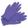 Purple Nitrile Exam Gloves, 242 Mm Length, Medium, Purple, 100/box