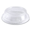 Ingeo Pla Clear Cold Cup Lids, Dome Lid, Fits 2 Oz Portion Cup And 9-24 Oz Cups, 1,000/carton