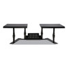 Metal Art Ergotwin Dual Monitor Stand, 25.6 To 33.1 X 12.6 X 6.2 To 8.6, Black, Supports 20 Lb/shelf