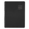 Contemporary Lite Weekly/monthly Planner, 11 X 8.25, Black, 2022