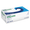 Disposable Powder-free Nitrile Gloves, Medium, Blue, 5 Mil, 1000/carton - DBWK395MCTA