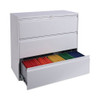 Lateral File, 3 Legal/letter/a4/a5-size File Drawers, Light Gray, 42" X 18" X 39.5"