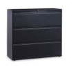 Lateral File, 3 Legal/letter/a4/a5-size File Drawers, Charcoal, 42" X 18" X 39.5"