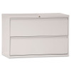 Lateral File, 2 Legal/letter-size File Drawers, Light Gray, 42" X 18" X 28"