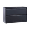 Lateral File, 2 Legal/letter-size File Drawers, Charcoal, 42" X 18" X 28"