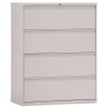 Lateral File, 4 Legal/letter-size File Drawers, Light Gray, 42" X 18" X 52.5"
