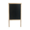 Black Chalkboard Marquee Board. 24 X 42, Natural Wood Frame