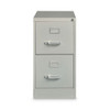 Vertical Letter File Cabinet, 2 Letter Size File Drawers, Light Gray, 15 X 26.5 X 28.37