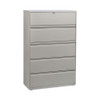 Lateral File, 5 Legal/letter/a4/a5-size File Drawers, Putty, 42" X 18" X 64.25"